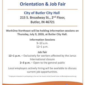 Janus International Rapid Response Orientation & Job Fair